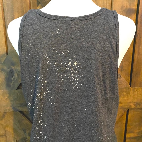 Bleach Dyed Rockin Leopard Tongue Tank NWOT - Picture 6 of 11